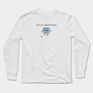 Digital Footprint Long Sleeve T-Shirt